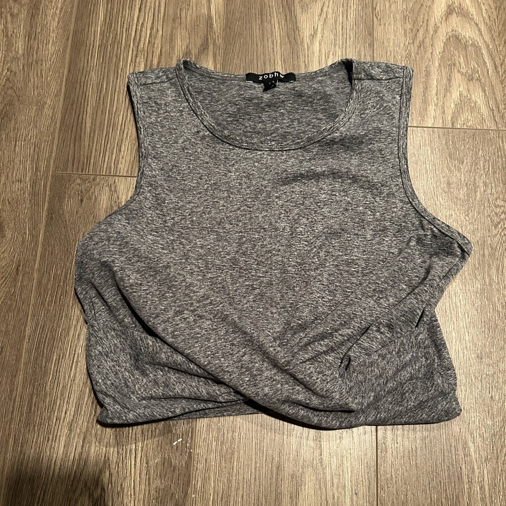 Zobha athletic twist front tank top size m